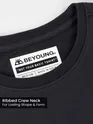 Black Plain Oversized T-shirt for Men - Image 4